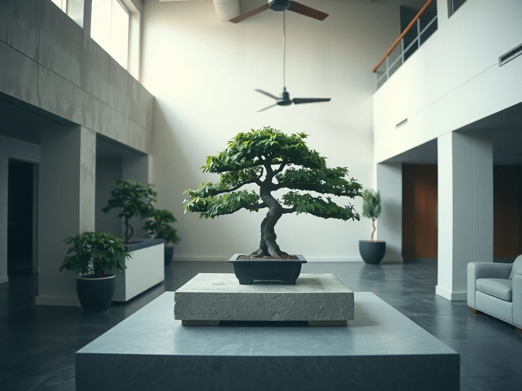 Bonsai discipline in Tramontidoro office